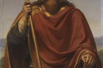 Clovis Roi des francs par François-Louis Dejuinne