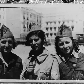 Guerre civile en Espagne, photo de presse (agence Meurisse)