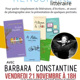 Rencontre littéraire avec Barbara Constantine
