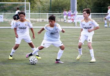 Stage de football de la Fundación Real Madrid Clinics