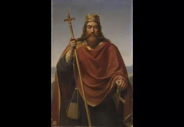 Clovis Roi des francs par François-Louis Dejuinne